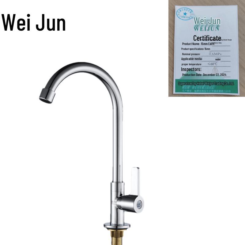 Weijun Single Cold Universal Swivel Kitchen Faucet