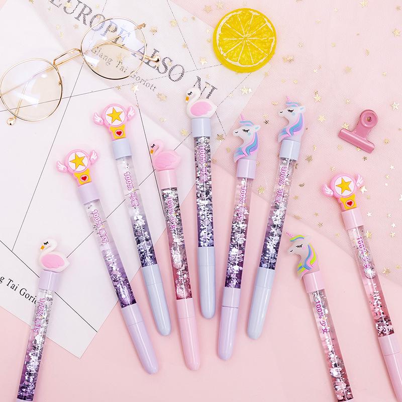 Flowing Sand Fairy Pen: Creative Student Gift & Internet Favorite 0.5mm чёрный