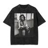 Bob Marley Legend Portrait Face Washed T Shirt Reggae Music Men Women Vintage Hip Hop Tshirt Cotton Casual Short Sleeve Tshirts