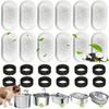 12PCS Cat Water Fountain Filters Activated Carbon Sponge for Home Stainless Steel Pet Water Dispenser Healthy Care Accessory