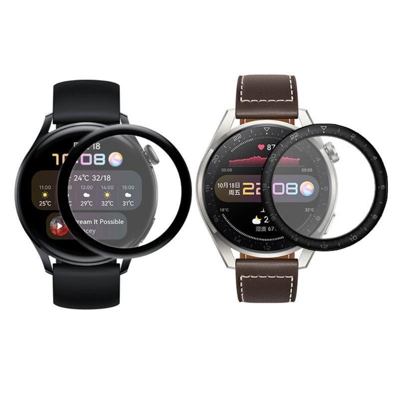 2pcs 3D Curved Protective Film for Huawei Watch 3 Soft Glass Screen Protectors Film for Huawei Watch3/3pro for Smart Bra