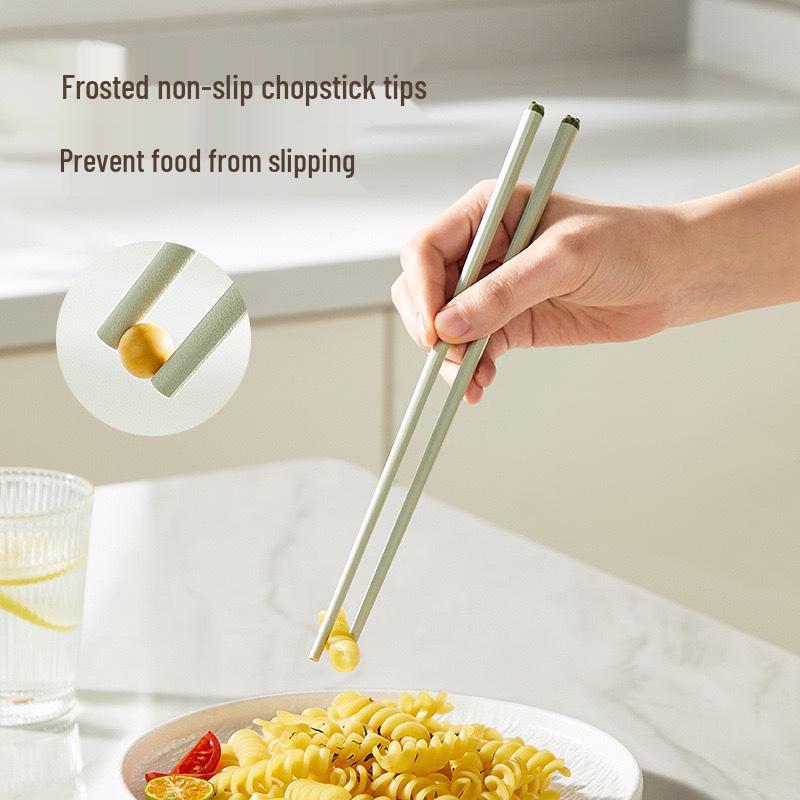 Prémiové protiskluzové protihoubové kreslené slitinové hůlky - Žáruvzdorné, odolné servírovací nádobí pro individuální použití