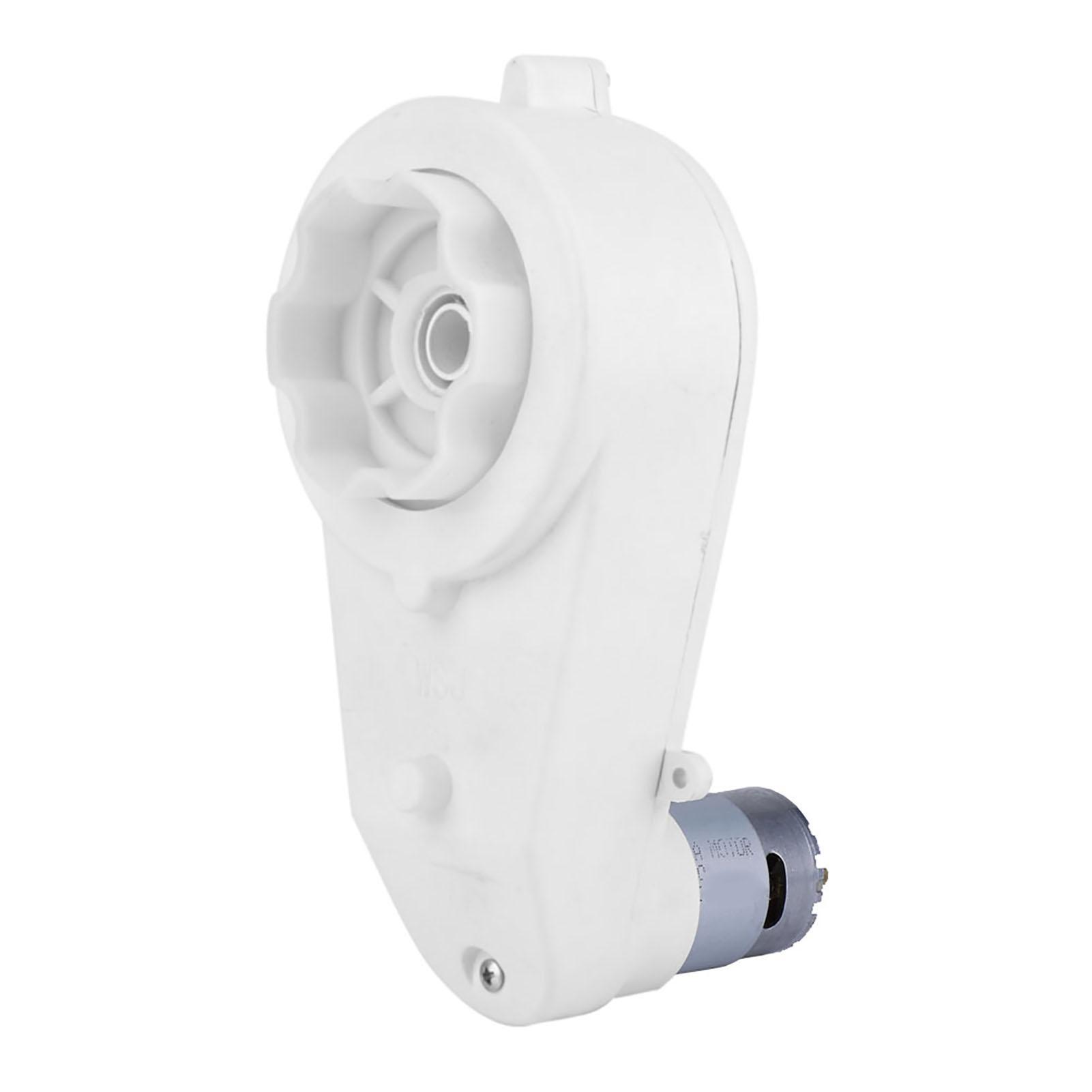 

White Toy Electric Vehicle Motor Gear Box Kids Carriage Parts Accessories 6V(6V55015000rpm)
