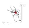 Fashion Personalized Exquisite Minimalist Dark Design Crawling Spider Ear Clip Halloween Versatile Earrings