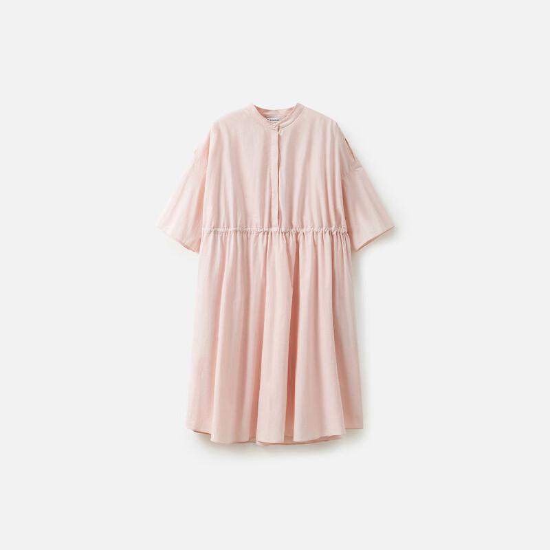 Broadcast Women's High-Waist French Style Short-Sleeve A-Line Dress