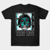 0529 Retrô Ficção Científica They Live Presente Camiseta John Carpenter Vintage Filme de Terror Filme Alienígena Gráfico