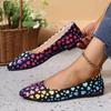 Fashion Large size lightweight soft sole casual shoes for women 2025 autumn and winter new non-slip comfortable flat women single shoes