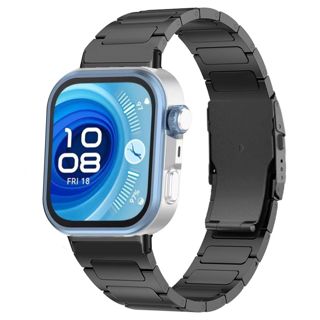 Correa Titanband für Huawei Watch Fit 4 Pro Fit3 Armband Zubehör Ersetztes Armband für Huawei Fit 4 Luxus Business-Armband