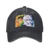Anime Hunter X Hunter  Washed Denim Cap Casual Baseball Caps Adjustable Hat Summer Unisex Baseball Hats