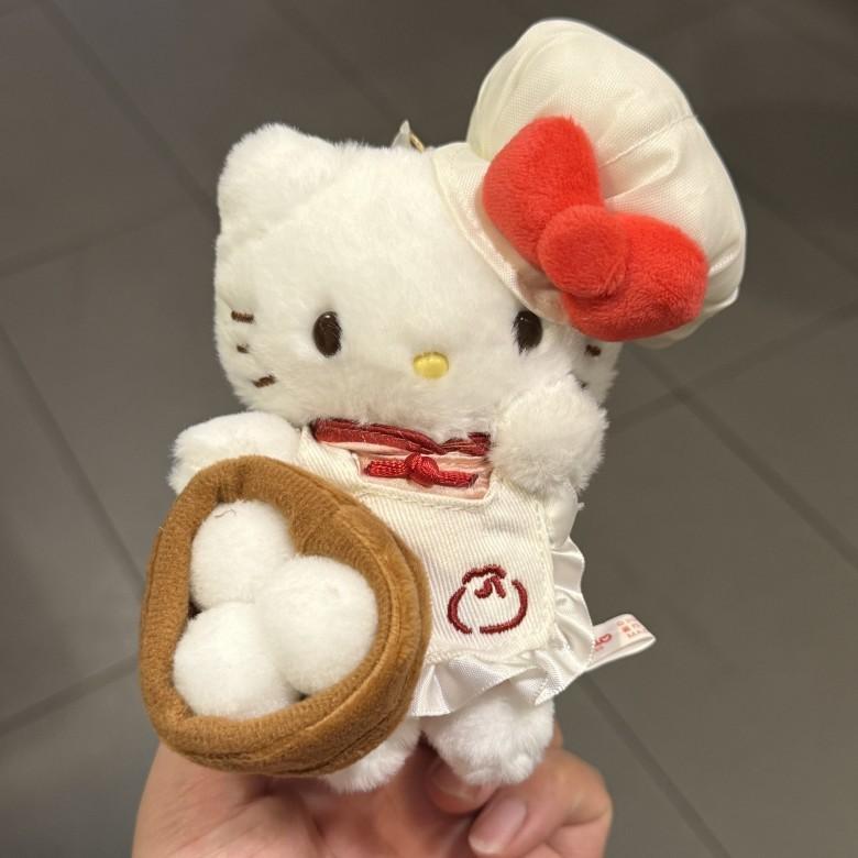 Cute Bun Dumpling Chef Design Plush Doll Pendant For Backpack Decor
