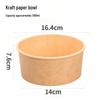 Disposable Kraft Paper Bowls with Lids