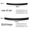 Hot Universal Protector Heckstoßstange Wache Gummileisten Pad Trim Cover Strip Car Styling 104 * 9cm Auto Kofferraum Türschwelle Platte