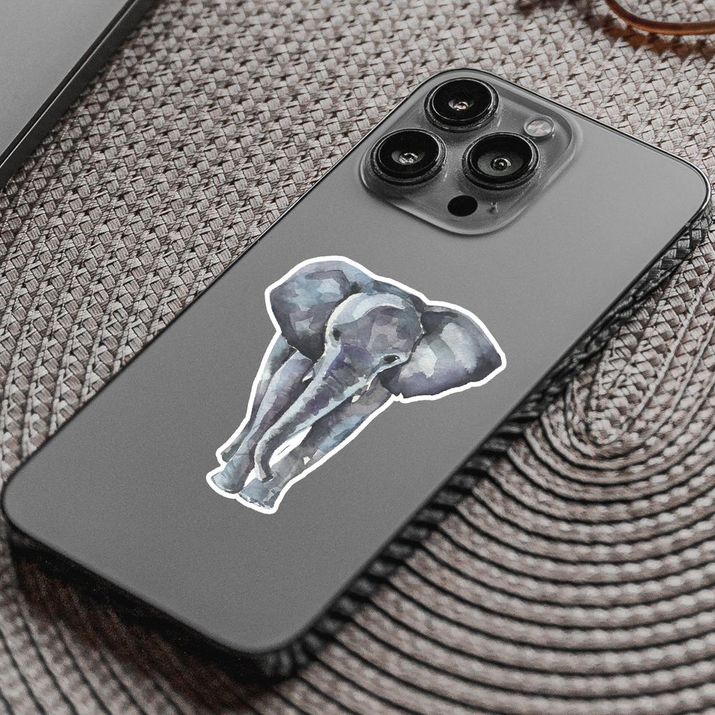 50 African Watercolor Animal Stickers Computer Mobile Phone Decoration Stickers Waterproof Creative Children Cartoon Stickers