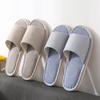 Striped Women's Home Slippers House Shoes Flip Flops Woman Soft Sole Indoor Slippers Open Toe Couple Shoes