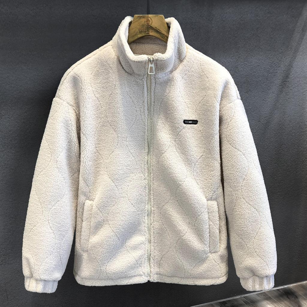 Coat Men's Winter Warm Thickened Fleece Jacket Men's
