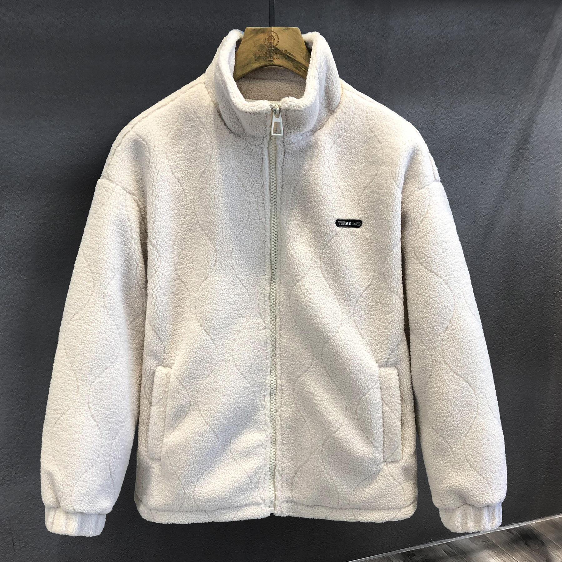 

Coat Men s Winter Warm Thickened Fleece Jacket Men s M