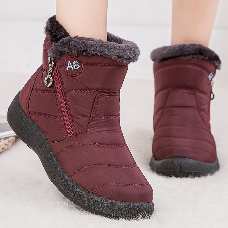 

Women S Boots Women S Winter Boots Fur Winter Shoes For Women Ankle Boots Snow Super Warm Low Heels Botas Mujer Winter Footwear 35