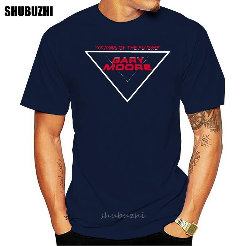 

Gary Moore Victims of The Future Music Men Black TShirt S M L XL 2XL 3XL cotton tshirt men summer fashion tshirt euro size S