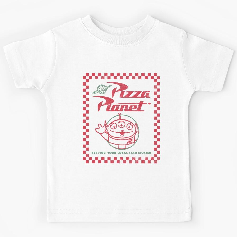 Toy Story Alien Pizza Planet Box Art Kids T-Shirt 170