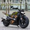 Simulation 1 To 12 Harley Off-road Alloy Motorcycle Model Children's Toys