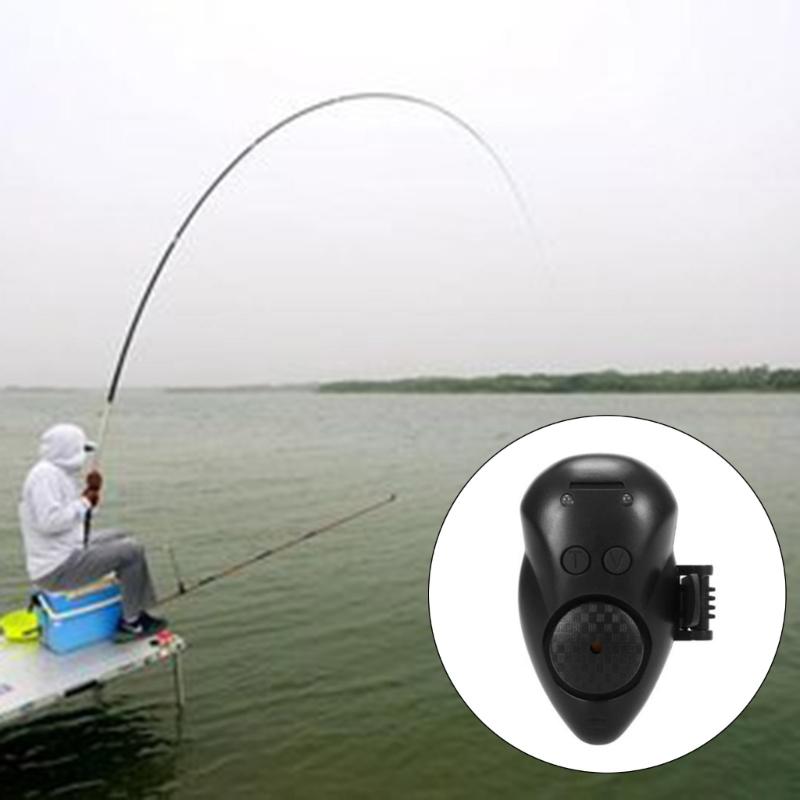 Fishing Biting Alarm Sensitive Electronic Fishing Alarm Indicator LED-Sounds Alerts On Fishing Rod for Daytime-Night Fishing