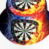 1Pc New Bar Dartboard Pattern Printed Bucket Hat Fun Gift Personalized Hip Hop Rock Street Double-sided Can Wear Pot Hat