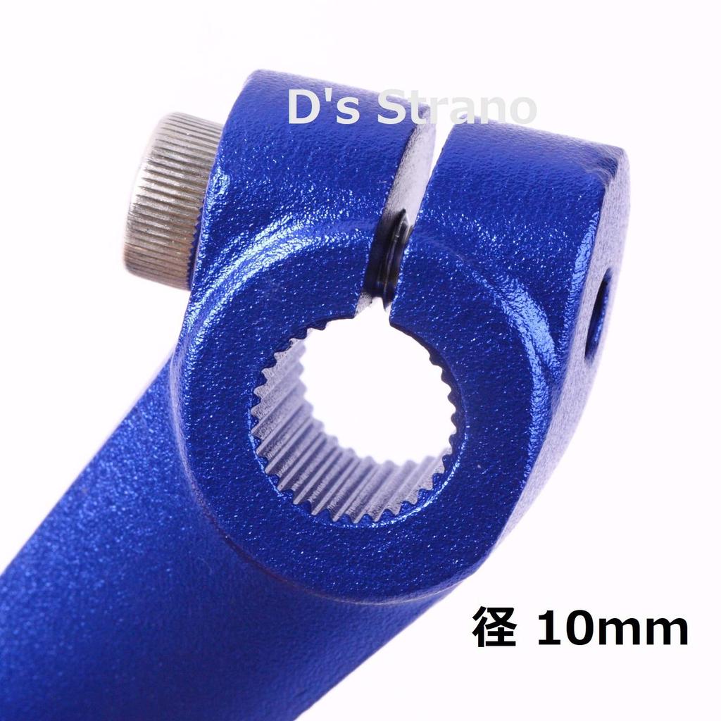 D's Strano Schaltpedal, Gangwechselpedal, Schalthebel, Universell faltbar, Custom-Zubehör für Motorräder (Silber)