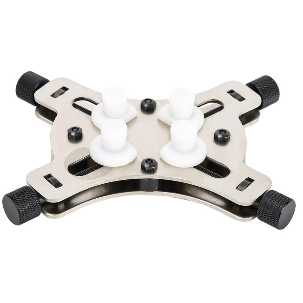 Universal Watch Holder Four-corner Fixing Base Anti-slip Watch Clamp  Watch Maintenance 1 x Holder