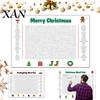 Interactive Holiday Poster Giant Thanksgiving/Christmas Word Search 36 X 22 Inch Thanksgiving Activity Puzzle Wall Game PVC Reusable for Family