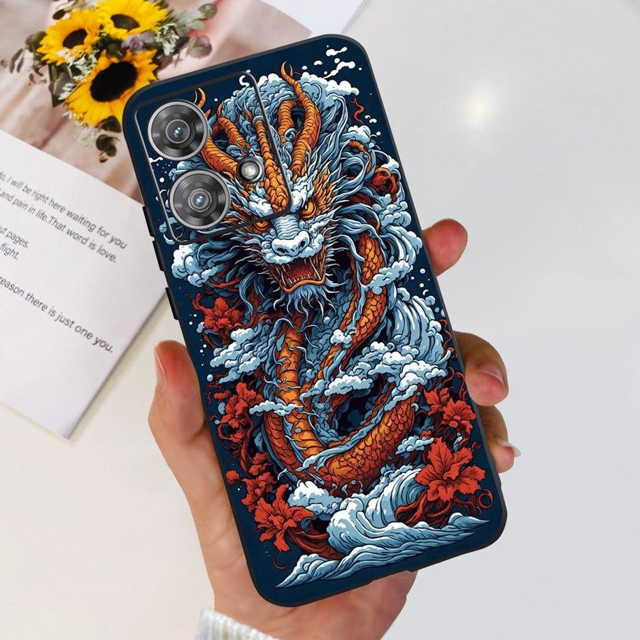 For Motorola Edge 40 Neo Case Soft Transparent Silicone Bumper Shockproof Cover For Moto Edge40 Neo Edge40Neo 5G XT2307-1 Fundas