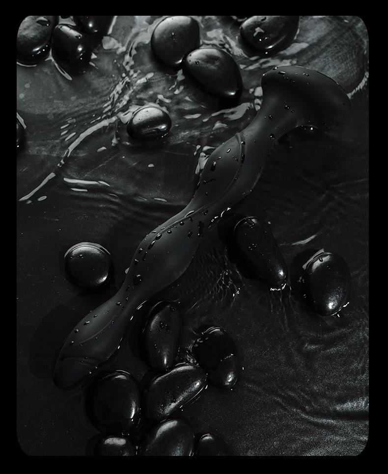 Miao Yin Fang Triple-Motor Vibrator: Electric Shock Anal Plug for Male and Female Prostate Stimulation.