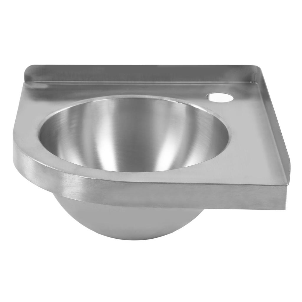 Corner Triangle Basin Sink Brushed Finish Kitchen Bathroom Hand Wash Basin Sink for Boat Caravan RV Camper