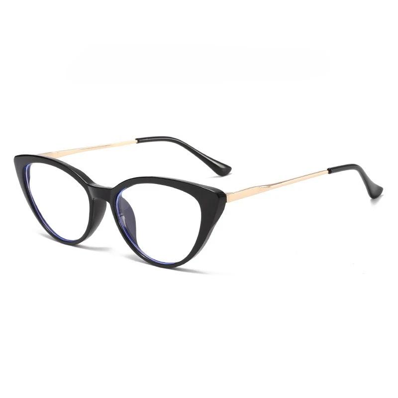 Stylish Retro Cat-Eye Anti-Blue Light Presbyopia Eyewear Ultra-Lightweight Comfortable Reading Glasses Unisex Diopter 0 To +4.0