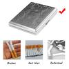 Metal Cigarette Case Portable Moisture-proof and Pressure-proof 20 Capacity Storage Box for Men & Women Gift Smoking Accessories
