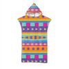 Adult Bath Towel Beach Towel Cape Geometric Print Hooded Bath Towel