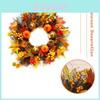 For Simulation Garland Wedding Home Party Decoration Fall Door Autumn Wreath