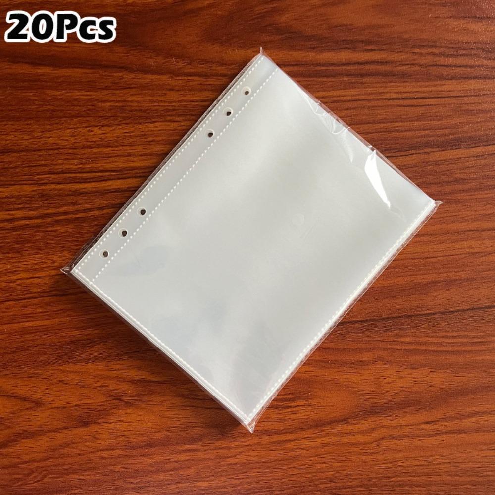 Inner Page Card Binder A5 Photocard Binder Sheets Transparent PP Acid Free Photo Album Refill Pages Photocard Holder