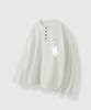 MOOD INSIDE Sov Kavaring Henley Neck Long Sleeve_Ivory