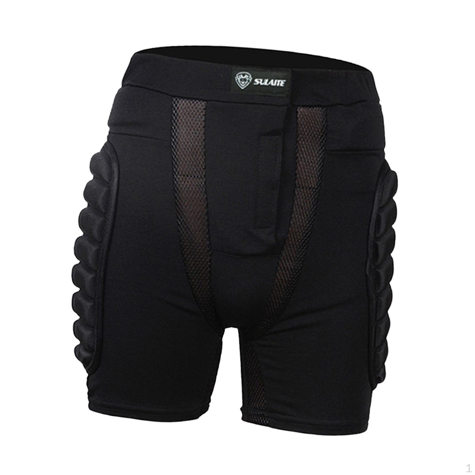 3D Padded Shorts, Pants Protection Hip Adjustable Gear Impact Resistance Roller Protector for XXXL