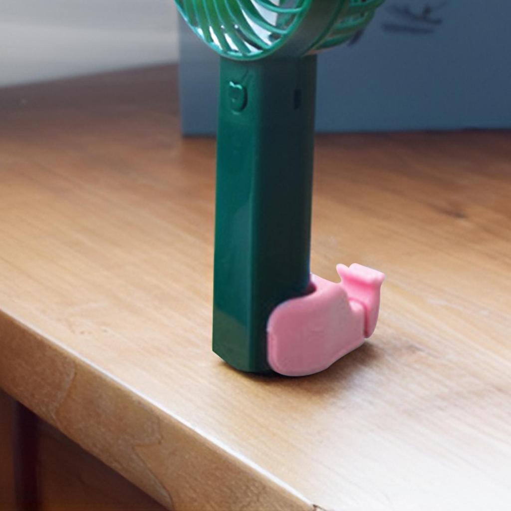 pink Portable Handheld Fan Clip Holder Summer Outdoor Cooler Fan Holder Fan Clamp Hands Free Tool For Umbrella Parasol