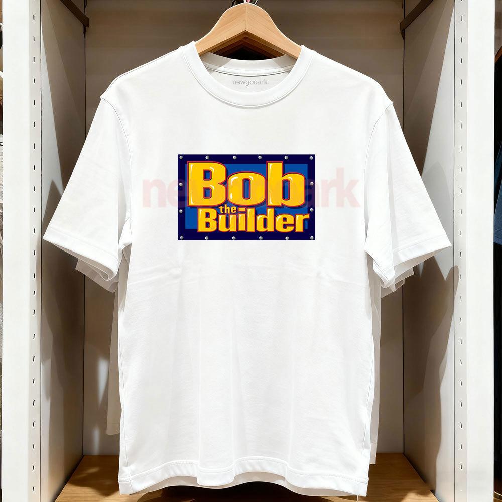 Can We Fix It Bob The Builder Bob The Builder Can We Fix It TShirt Women Unisex Casual Cotton Graphic T Shirts Unisex Adult Shirt