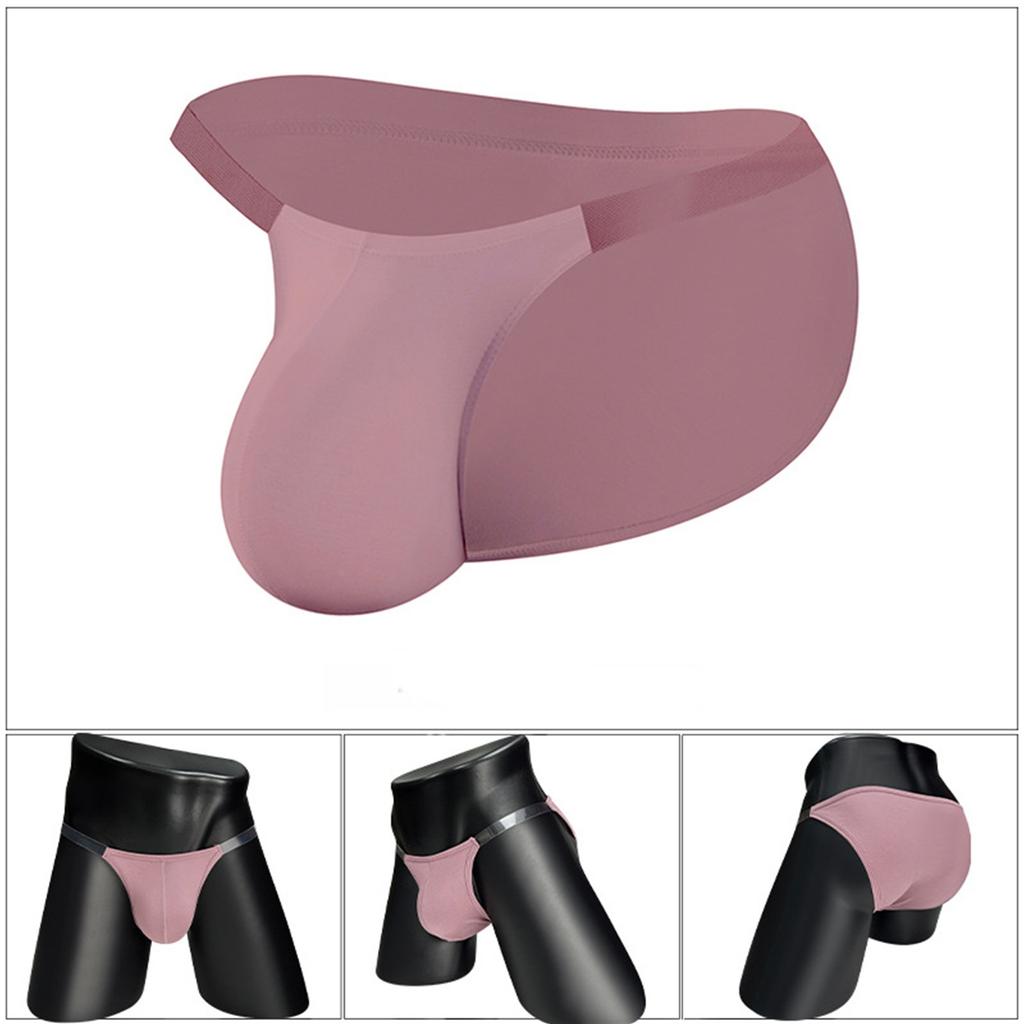 Chiloți Sexy pentru Bărbați, Culoare Solidă, Croială înaltă, Talie joasă, Acoperire Sexy Completă a Șoldurilor