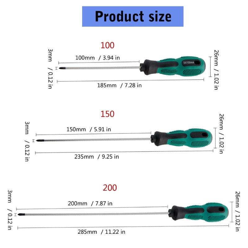 Precise Screwdriver Head Slotted Crossing Screwdriver Repair Hand Tool Furniture Mobile Phone Laptop Repair Tools