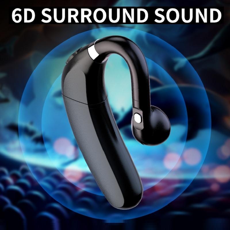 Dual Battery Long Standby Wireless Bluetooth Earphone Headphones Earbud with Microphone HD Music Headsets for