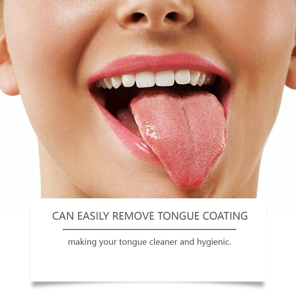 Tongue Cleaning Kit Easy Tongue Cleaning Hygiene Clean Odor Care Oral Care Kit