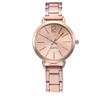 Fashion Roman Numeral Women's Watch & Bracelet Set with Diamond Inlay