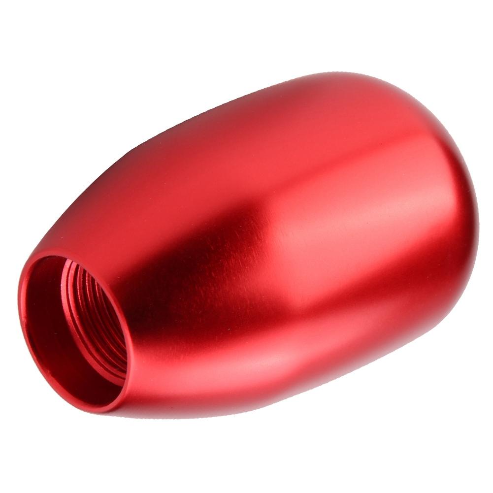 Car 5 Speed Manual Gear Knob Lev Stick with 3 Adapt s 8Celsius10Celsius12mm (Red)