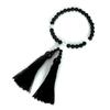 black agate beads onyx prayer beads natural stone for women for children prayer beads informal rosary