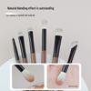 Phoenix Hall Bamboo Makeup Brush Set - Includes Small & Large Animal Hair Eyeshadow Brushes, Snow Fox Hair for Blending Detail.