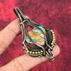 Spiny Oyster Copper Turquoise Pendant Copper Wire Wrapped Pendant Handmade Jewelry Gemstone Pendant Copper Jewelry For Gifts Antique Jewelry